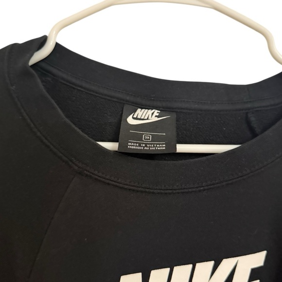 Nike Black Crewneck Sweatshirt 3XL - Picture 2 of 4